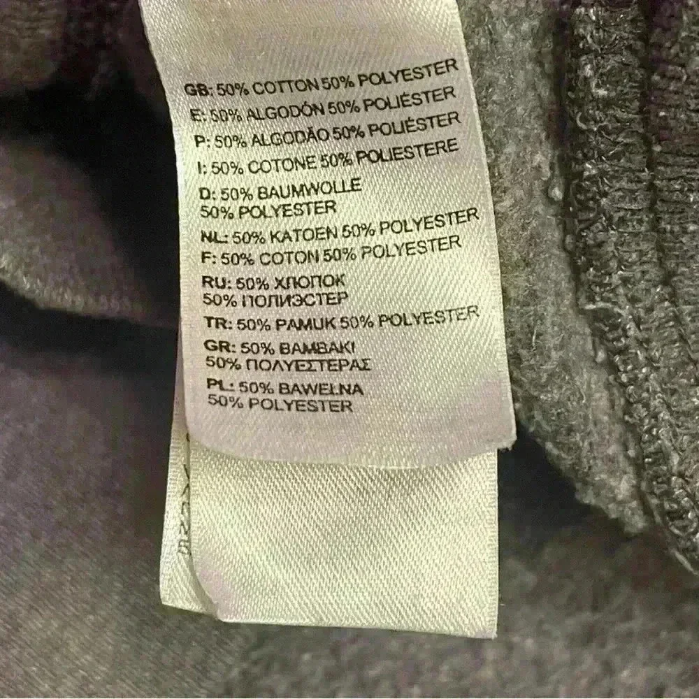 The North Face Sweatshirt Mens Medium Gray Since 1966 Cotton Poly Blend